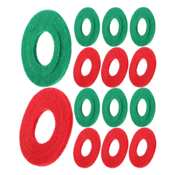 MLINS 10 Pairs Car Battery Terminal Protector Felt Washers Prevention Shim Red and Green Universal for Vehicles SUV Truck RV Boat
