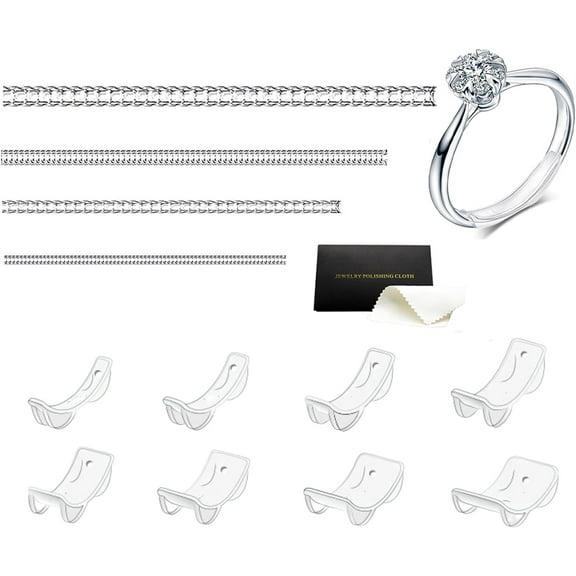 Ring Sizer Adjuster for Loose Rings, Set of 12