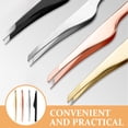 thumbnail image 4 of PAMINGONO Ensemble de 4 Pinces à Sourcils de Couleur Assortie Outil Professionnel d'Application de Cils, 4 of 8