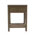 thumbnail image 4 of Wright Wheat 1-Drawer Solid Wood Farmhouse Nightstand by East at Main, 4 of 8
