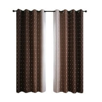 geerera 84x52 Inch Gradient Blackout Curtain Set of 2 - Elegant Thermal Insulated Panels for Bedroom, Living Room & Balcony, Sun Blocking Drapes
