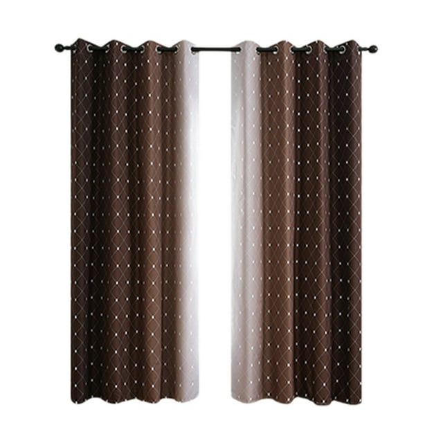 Dvruxg Rideaux Occultants pour Chambre - Rideaux Thermiques Isolés à Œillets pour Salon, Ensemble de 2 Panneaux