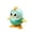 Green, variant on STPToys Wind Up Walking Chick Novelty Brown Cute Cartoon Clockwork Animal Figure,Khaki Wind-Up Jumping Chick Decor, Fun Interactive Leisure Tools
