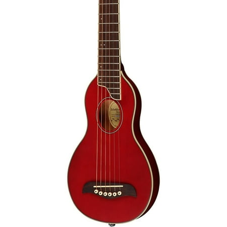 Washburn RO10TR Rover Acoustic Guitar Spruce Top Mahogany Back and Sides Trans Red