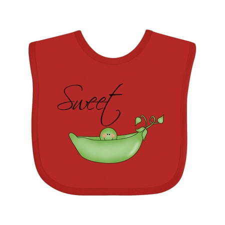 

Inktastic Sweet Pea Gift Baby Girl Bib