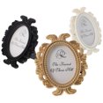thumbnail image 4 of KAKOWELY 3 marcos de fotos decorativos para bodas, decoración del hogar, marco de fotos redondo de escritorio, 4 of 4