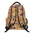 thumbnail image 2 of HUIACONG Construction Truck Print School Backpack for Kids Boys Age 5-16 Spacious Water Repellent Bookbag with Adjustable Padded Straps Multi Pocket Durable School Bag for Travel Daily Use, 2 of 7