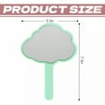 thumbnail image 6 of RAGUPEL Hand Mirrors with Handle,Cartoon Cloud Mirror 7.1"*5.1"*0.2" Hand Mirror,Accurate Image Reflection Hand Held Mirror,Green, 6 of 7