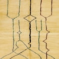 thumbnail image 1 of Ahgly Company Indoor Square Abstract Yellow Solid Area Rugs, 4' Square, 1 of 6