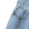 thumbnail image 2 of Vedolay Wide Leg Jeans Women's High Waisted Capri Jeans Baggy Straight Leg Cropped Denim Pants,Blue XXL, 2 of 4