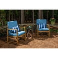 thumbnail image 2 of Casual Cushion Solid Sunbrella® Fabric 1-Piece Indoor/Outdoor Club Chair Cushion, 22"W x 44"L, Canvas Capri, 2 of 4