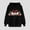 Black(New), variant on PNTUTB Women's Merry Christmas Letter Print Hooded Drawstring Pullover Casual Long Sleeve Loose Sweatshirts with Pocket