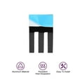 thumbnail image 5 of Uxcell 22Pcs 9x9x12mm Heatsink Aluminum Radiator With Thermal Blue Sticker for Chip CPU, Power Transistor, FET, IC,Black, 5 of 6