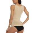 thumbnail image 3 of VASLANDA Women's Shapewear Tank Top Compression Firm Tummy Control Shaper Seamless Slimming Shaping Tanks Camisole, 3 of 7