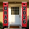 thumbnail image 3 of Graduation Party Banner Decorations for Porch Door Congratulations Grad Celebration School Event, 3 of 3