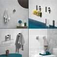 thumbnail image 3 of AITINKAN Bathroom Robe Hook Round Towel Hook in 304 Stainless Steel Chrome-4 pack Stainless Steel Finish, Chrome Finish, 3 of 5