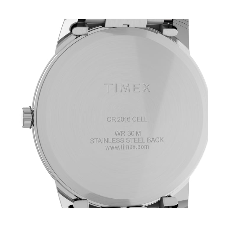 Timex Silver Tone Wristwatch Timex Mens Silver Tone Stainless Steel Expansion Watch  main image 2