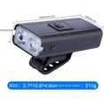 thumbnail image 4 of Bike Light Set 6 Mode 1600 Lumens Super Bright IPX45 Waterproof USB Rechargeable Bicycle Headlight Front and Taillight Rear Back Light Cycling Riding Lamp LED Flashlight, 4 of 7