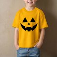 thumbnail image 2 of Gerichy Halloween Shirts for Kids Toddler Pumpkin Cotton Short Sleeve Tshirt Clothes Daily Casual Tees 1-14 Years, 2 of 4