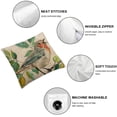 thumbnail image 4 of Acheng Throw Pillows Case&nbsp;Set of 2 Vintage Bird Singing in The Tree Cushion Covers Body Pillowslip Farmhouse Rustic Cute Animal Pillow Protector White, 4 of 6