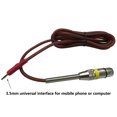 thumbnail image 3 of Cable de audio para micrófono de 3,5 mm y 8,2 pies, XLR a conector hembra de 3,5 mm, 3 of 8