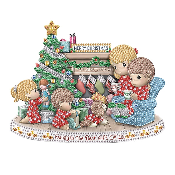 (MCH039) Diamante Parcial Precious Moment Doll Serie Dibujos Animados Forma Especial Diamante Resina 30*30 Cm