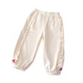 thumbnail image 5 of Esaierr Kids Toddler Joggers Pants for Girls,Little Girls Spring Fall Sweatpants Baby Solid Color Versatile Athletic Pants Soft Trousers Baby Elastic Sweat Pants Size 1-6 Years, 5 of 5