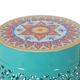 thumbnail image 4 of Cristino Outdoor Iron Side Table, Teal, Multi-Color, 4 of 7