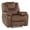 Brown, variant on Bowery Hill Transitional Charcoal Gray Faux Leather Manual Recliner