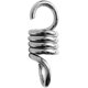 thumbnail image 4 of Resorte para hamaca 3 piezas de resorte para silla de hamaca de 8 mm, extensión de gancho de resorte, accesorio para silla de hamaca, para columpios colgantes de sillas de porche, 4 of 5