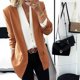 thumbnail image 1 of Chaqueta Blazer de moda para mujer Abrigo de traje de otoño de manga larga delgado (Marrón S) FLhrweasw Para estrenar, 1 of 1