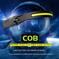 LED Headlamp, USB Rechargeable Headlamp with All Perspectives Induction