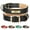 Black, variant on Didog Personalized Genuine Leather Padded Dog Collars Engraved Nameplate with D ring