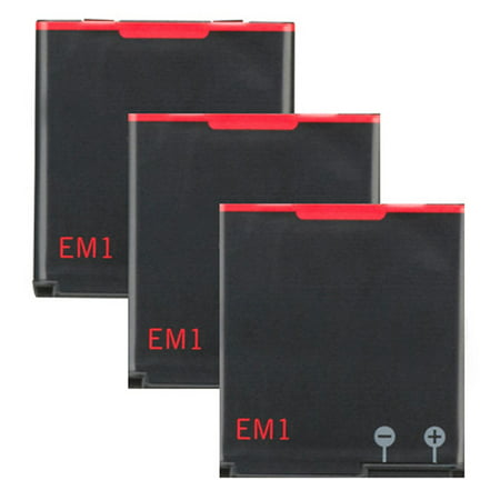 3x Replacement For Blackberry EM1 E-M1 Curve 9350 9360 9370 BAT-34413-003 Battery
