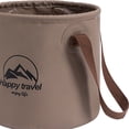 thumbnail image 4 of Cubo Plegable Cubo plegable de 10/20 l, lavabo portátil para acampar que ahorra espacio (10 l de café) Ehuebsd Libre de BPA, 4 of 8