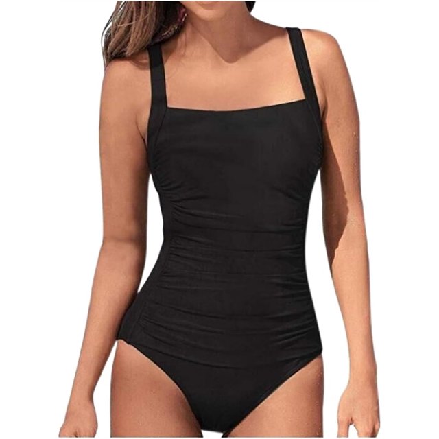 Trajes de baño de una pieza, traje de baño cerrado de talla grande, Push Up, trajes de baño femeninos para piscina, ropa de playa