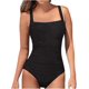 thumbnail image 3 of Trajes de baño de una pieza, traje de baño cerrado de talla grande, Push Up, trajes de baño femeninos para piscina, ropa de playa, 3 of 4
