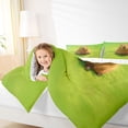 thumbnail image 3 of Erosebridal Brown Capybaras 7pcs Bedding Comforter Set,Funny Mouse Rodent Queen Bedding Sets For Capybara Lovers Reversible, 3 of 7