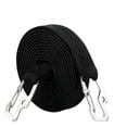 thumbnail image 1 of 2 Meters Long Bungee Rops with Hooks Clips Luggage Cord Rope Elastics Rubber Black-3 Meters, 1 of 5