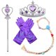 thumbnail image 4 of ZHAOCHENG Princesa Elsa - conjunto trenza, tiara, varita y un par de guantes 1, 4 of 5