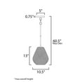 thumbnail image 4 of 12602NABK Maxim Lighting Maldives - 6W 1 LED Pendant-13 Inches Tall and 10.5 Inches Wide     -Traditional Installation, 4 of 5
