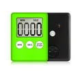 thumbnail image 2 of FNGZ Clock Clearance Promo Large Digital LCD Kitchen Cooking Timer Count-Down Up Clock Alarm Magnetic Green, 2 of 2