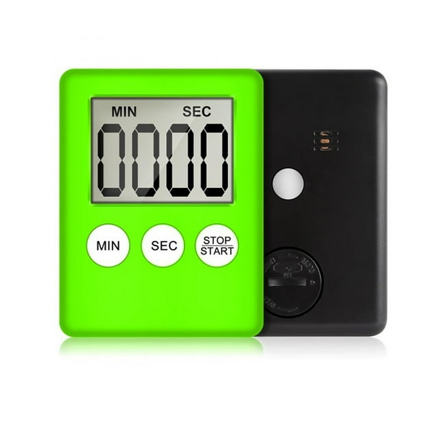 Large Digital LCD Kitchen Cooking Timer Count-Down Up Clock Alarm Visual Classroom Timer tooth Meat Temp Probe Toothbrush Timer for Kids Suction Deep Fryer Digital Visually Impai Products for Kitchen