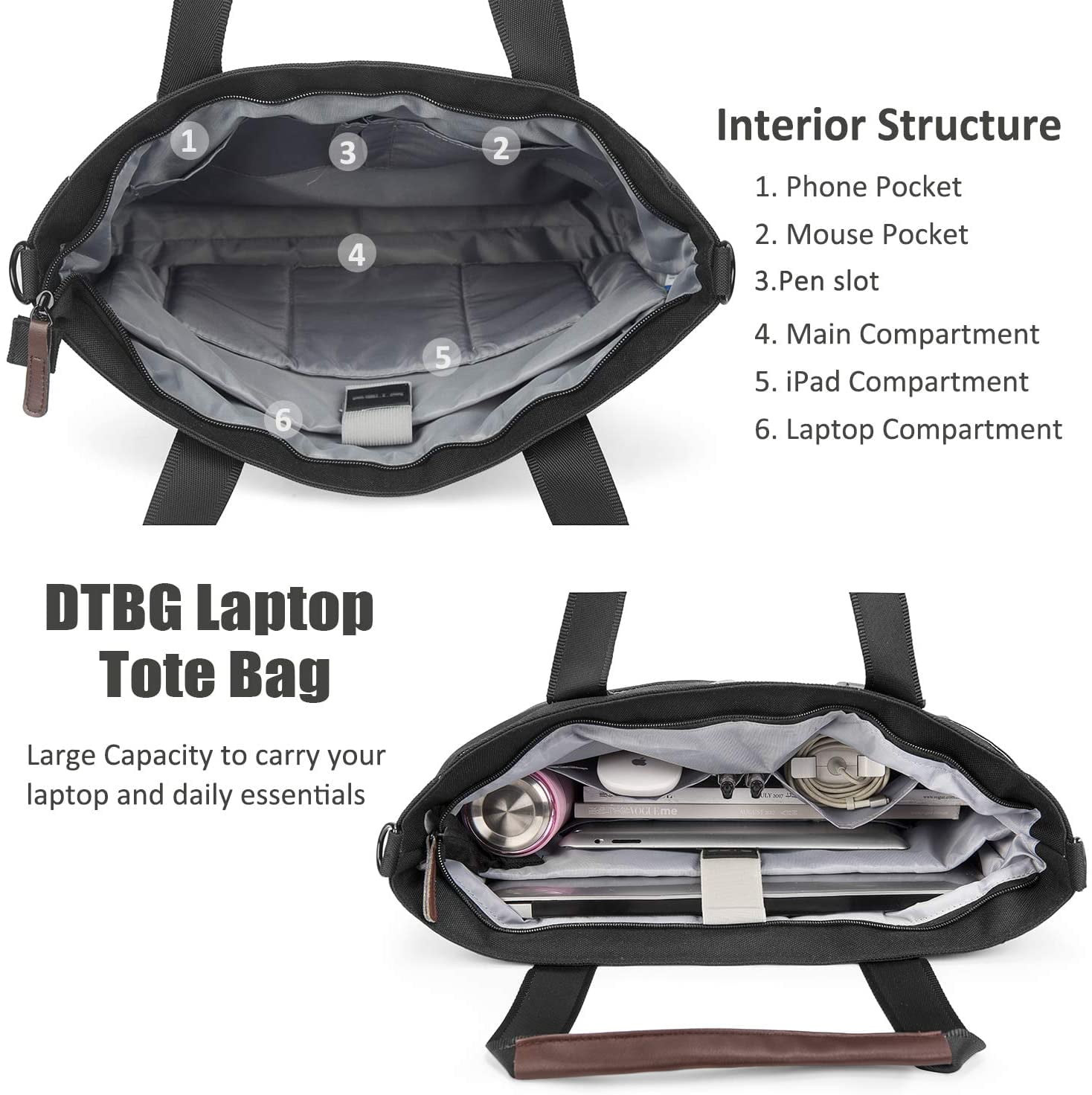 ladies large laptop bag