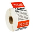 thumbnail image 1 of DO NOT Separate - This is A Set with Suffocation Warning Labels/Stickers (2" x 3"), FBA-Approved, 500 Labels per roll, 4 Rolls, 1 of 4