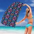 thumbnail image 6 of Beach Towels Oversized Soft Super Absorbent Pool Travel Bath Swim Camping Beach Towels for Adults Women Men Beach Essentials Accessories Vacation Gift, 6 of 9