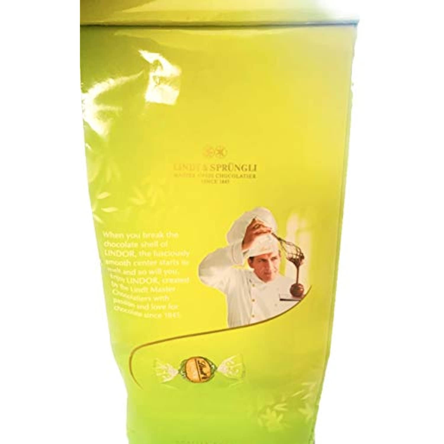 Lindt Lindor Milk White Chocolate Truffles Pistachio Limited Edition 22 oz Bag