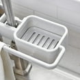 thumbnail image 4 of Kitchen Sink Dish Plate Drainer Soap Sponge Storage Rack Shelf Tray Organizer, 4 of 10
