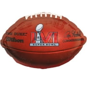 Anagram Super Bowl 56 LVI 2022 Championship Brown 18" Football Football Foil Jr Shape Balloon