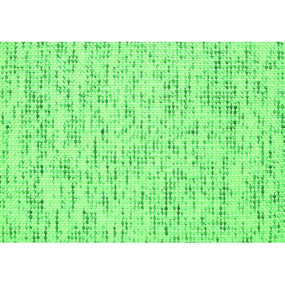 Ahgly Company Indoor Rectangle Abstract Green Contemporary Area Rugs, 2' x 3'